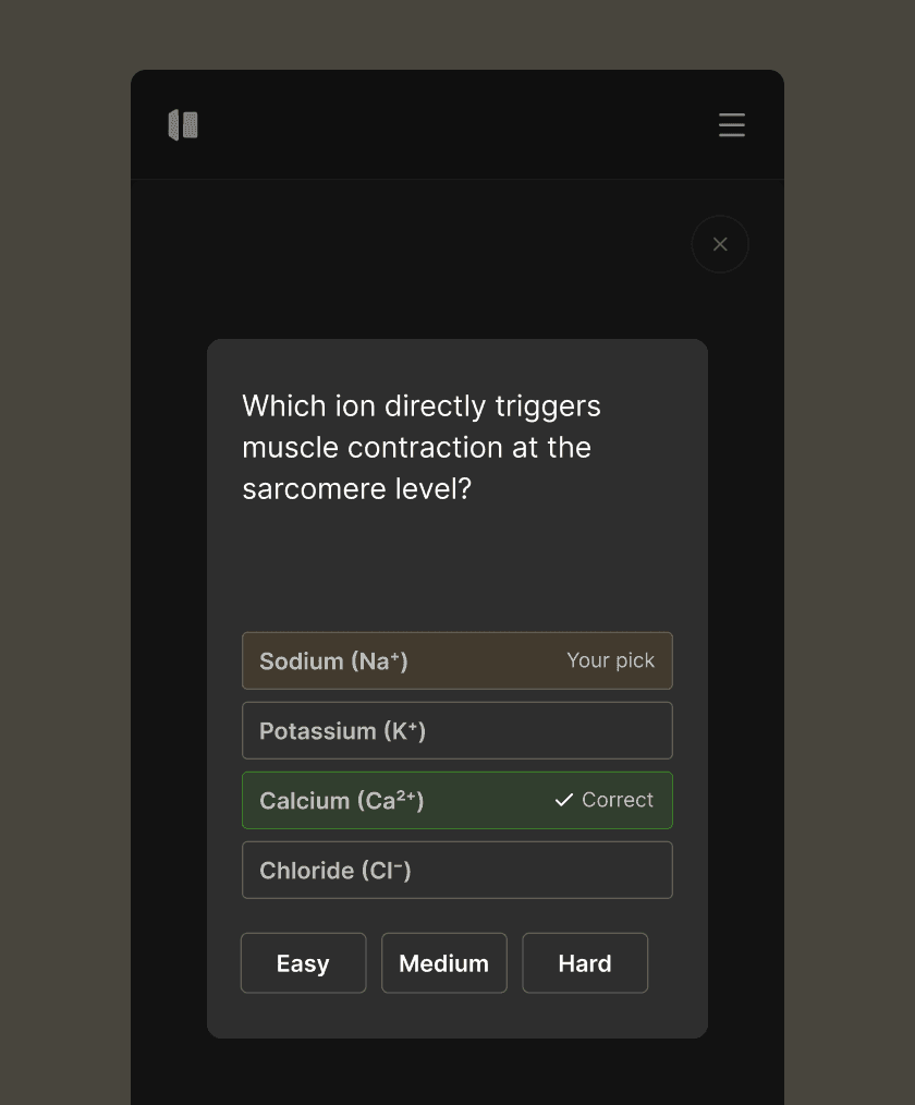 Flipkall mobile study interface